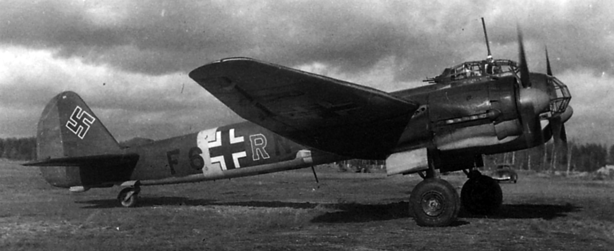 Duits vliegtuig in Bunsbeek